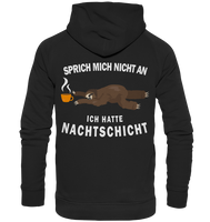 Faultier - Nachtschicht - Basic Unisex Hoodie