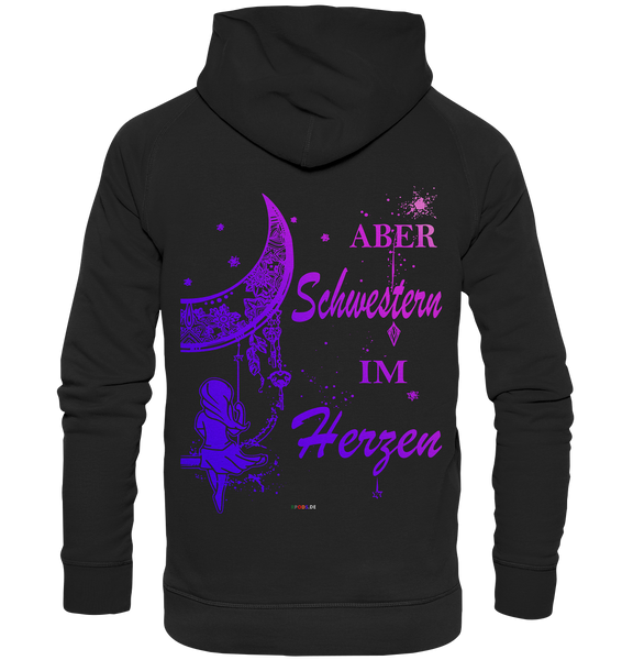 Aber Schwestern im Herzen - Basic Unisex Hoodie