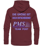 PMS 2.1 - Die Größe ist doch entscheidend! - Organic Basic Hoodie