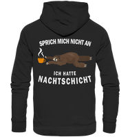 Faultier - Nachtschicht - Premium Unisex Hoodie