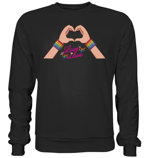 Pride Day - Love is Love 001 - Basic Sweatshirt