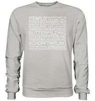 Sweatshirt - Pilzsorten - w - Basic Sweatshirt