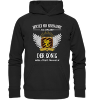 Black Collection - Der König will Pilze sammeln - Basic Unisex Hoodie