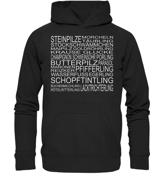 Black Collection - Pilzsorten - Basic Unisex Hoodie