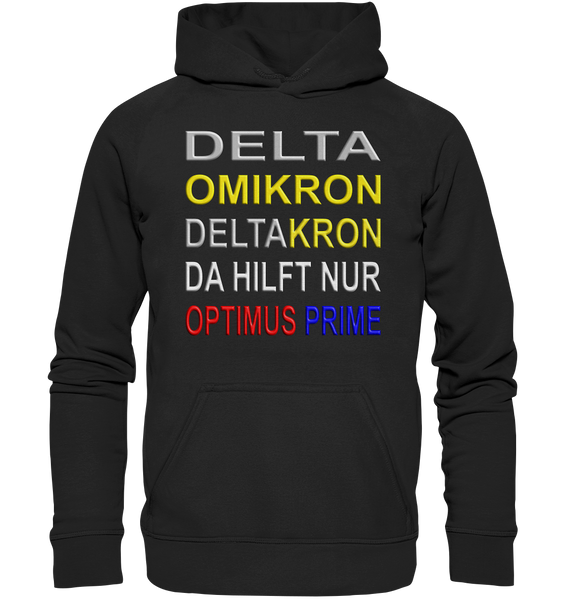 DELTA-OMIKRON-DELTAKRON - 3 - Basic Unisex Hoodie