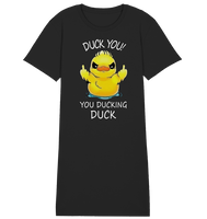 DUCK YOU! - Ladies Organic Shirt Dress