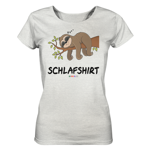 Schlafshirt - s - Ladies Organic Shirt (meliert)