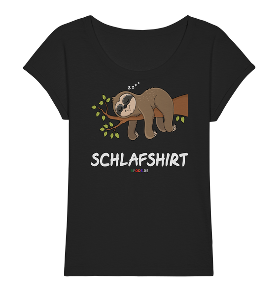 Schlafshirt - w - Ladies Organic Slub Shirt