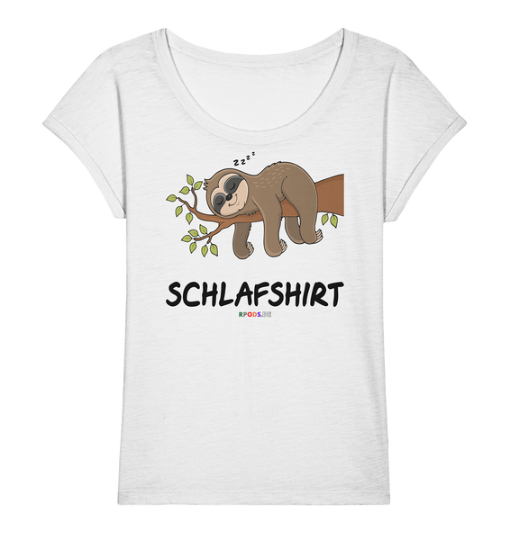 Schlafshirt - s - Ladies Organic Slub Shirt