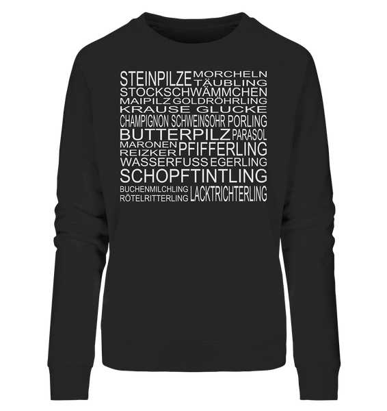 Black Collection - Pilzsorten - Ladies Organic Sweatshirt