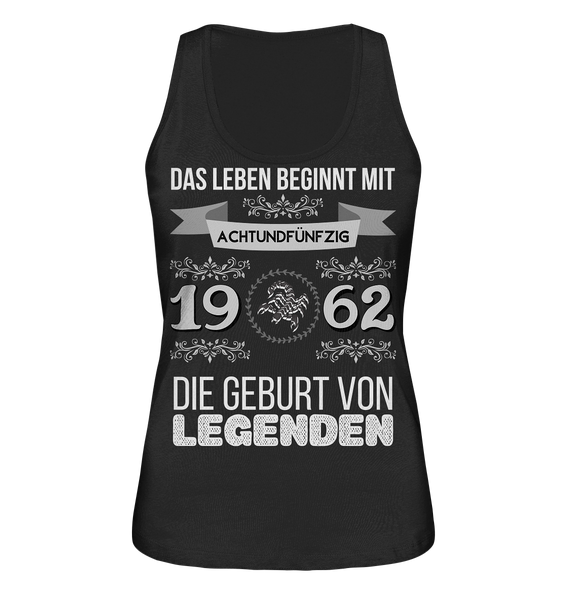 Black Collection - 1962 - Geburt von Legenden - Skorpion _ w - Ladies Organic Tank-Top