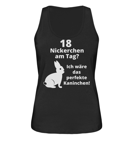 Black Collection - 18 Nickerchen am Tag - Ladies Organic Tank-Top