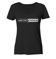 BC - ABCDEFICKDICH - Ladies Organic V-Neck Shirt