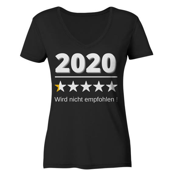 Black Collection - 2020 - wird nicht empfohlen! - Ladies Organic V-Neck Shirt