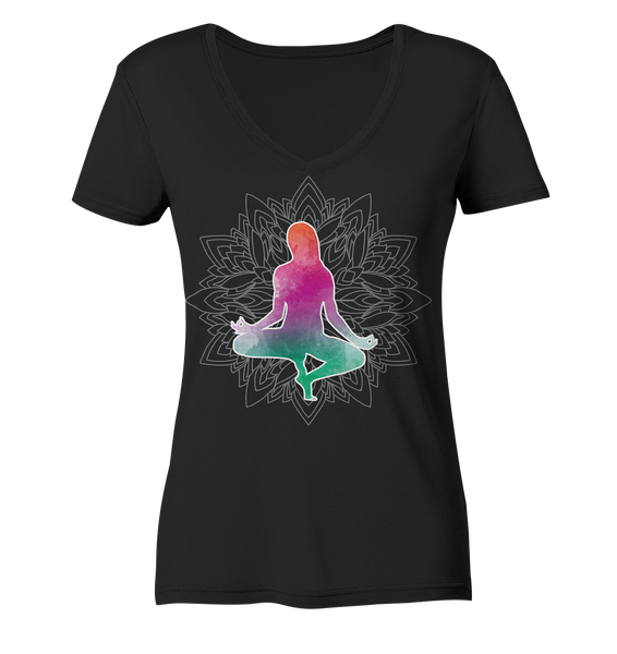 Joga-001 - Ladies Organic V-Neck Shirt