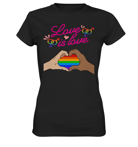 Pride Day - Love is Love 002 - Ladies Premium Shirt