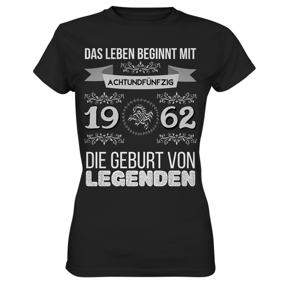 Black Collection - 1962 - Geburt von Legenden - Skorpion _ w - Ladies Premium Shirt