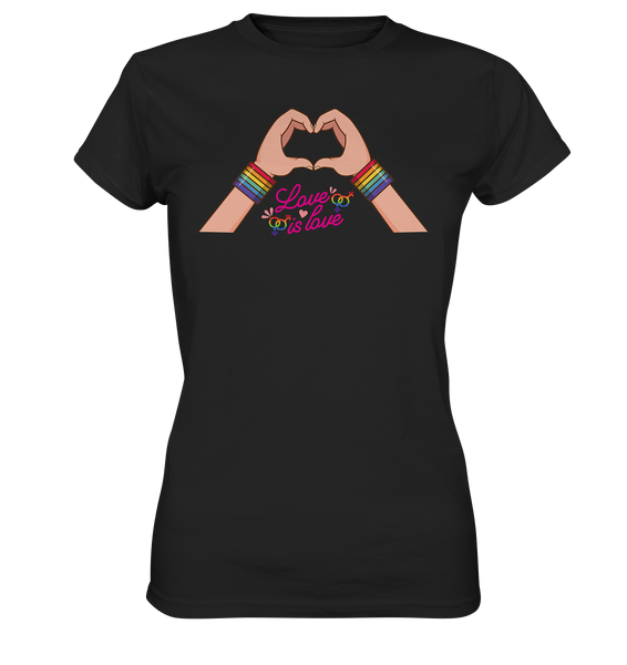 Pride Day - Love is Love 001 - Ladies Premium Shirt