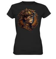 Steampunk Girl 17 - Ladies Premium Shirt