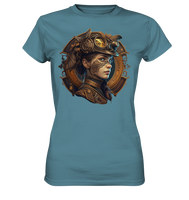 Steampunk Girl 17 - Ladies Premium Shirt