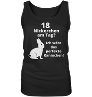 Black Collection - 18 Nickerchen am Tag? - Ladies Tank-Top