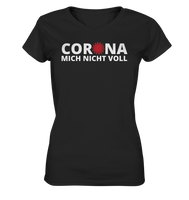 Black Collection - Corona mich nicht voll - Ladies V-Neck Shirt