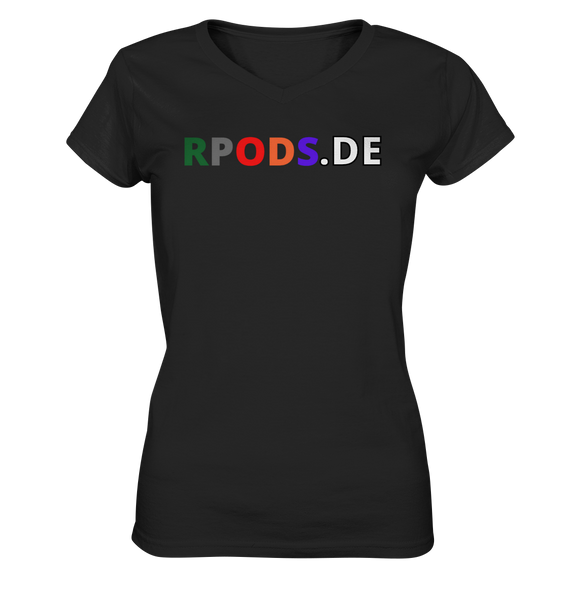 RPODS.DE - Merch - 001 - Ladies V-Neck Shirt