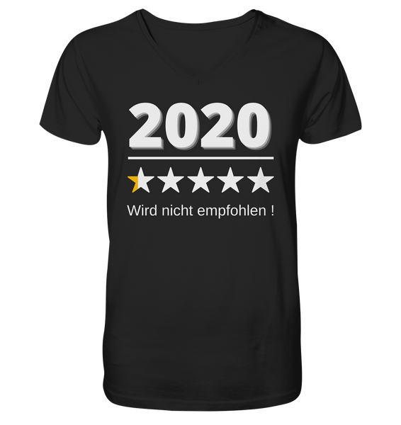 Black Collection - 2020 - wird nicht empfohlen! - Mens Organic V-Neck Shirt