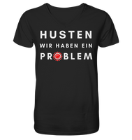 BC - Corona - Husten wir haben ein Problem - Mens Organic V-Neck Shirt