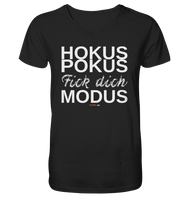 BC - Hokus Pokus Fick dich Modus - w - Mens Organic V-Neck Shirt