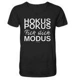 BC - Hokus Pokus Fick dich Modus - w - Mens Organic V-Neck Shirt