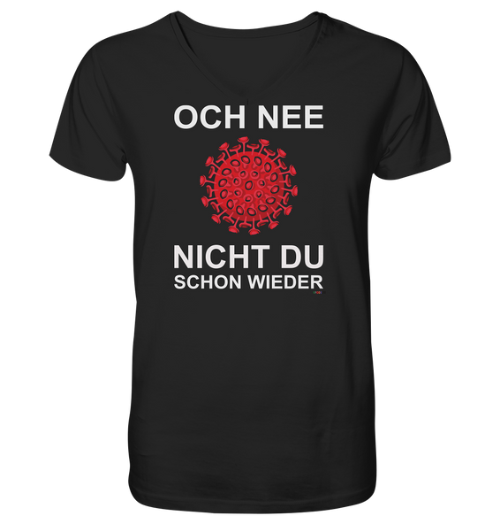 BC - Corona - Och nee - nicht du schon wieder - Mens Organic V-Neck Shirt