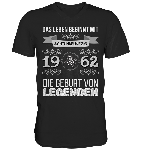 Black Collection - 1962 - Geburt von Legenden - Skorpion _ w - Mens V-Neck Shirt