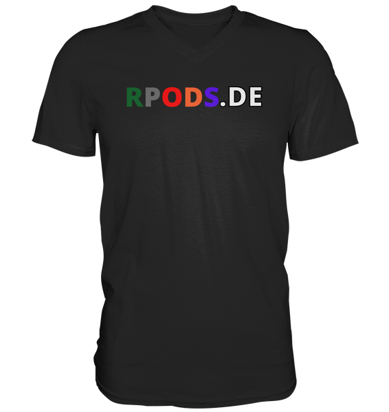 RPODS.DE - Merch - 001 - Mens V-Neck Shirt