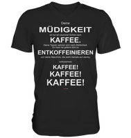 Kaffee! - Kaffee! - Kaffee! - 2 - Mens V-Neck Shirt