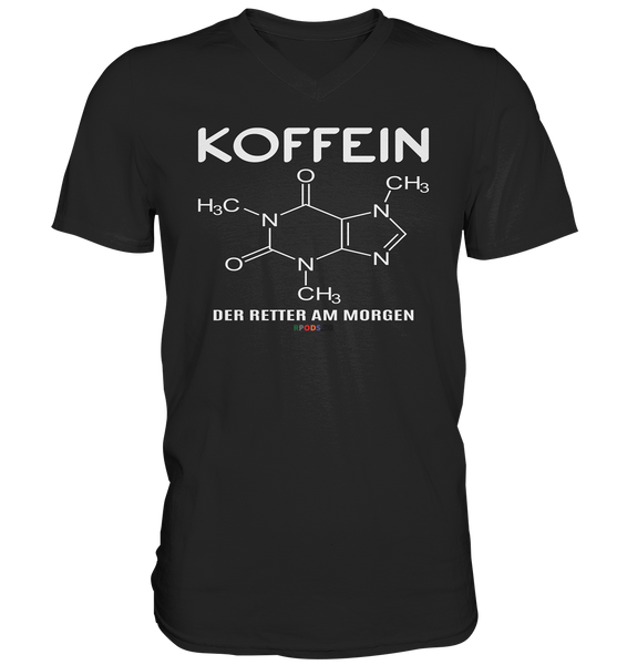 BC - Koffein - Mens V-Neck Shirt