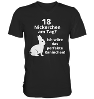 Black Collection - 18 Nickerchen am Tag? - Mens V-Neck Shirt