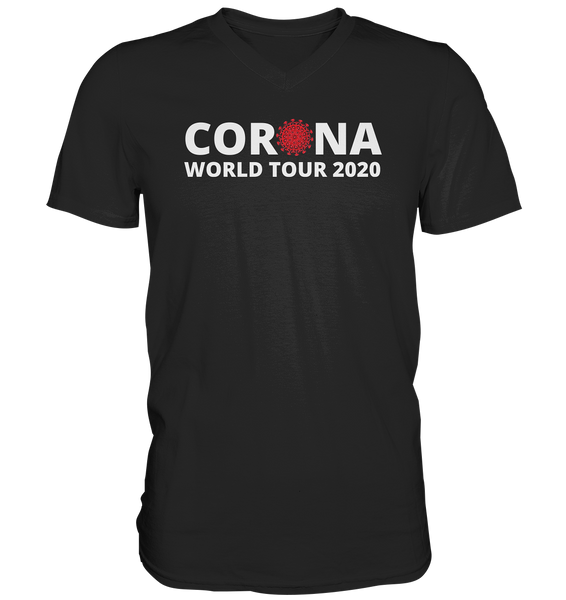 Black Collection - Corona World Tour 2020 - Mens V-Neck Shirt