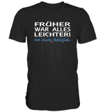 BC - Früher war alles leichter! - Mens V-Neck Shirt