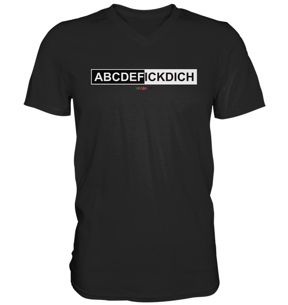 BC - ABCDEFICKDICH - Mens V-Neck Shirt