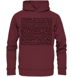 Hoodie - Pilzsorten - s - Organic Fashion Hoodie