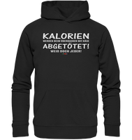 BC - Kalorien werden beim überbacken mit Käse abgetötet! - Organic Hoodie