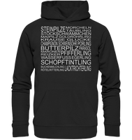 Black Collection - Pilzsorten - Organic Hoodie