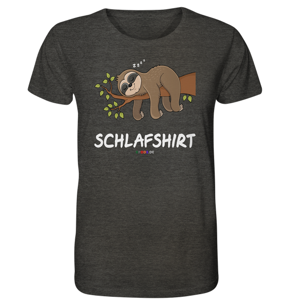 Schlafshirt - w - Organic Shirt (meliert)