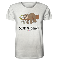 Schlafshirt - s - Organic Shirt (meliert)