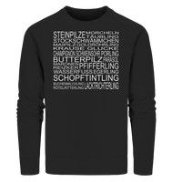 Black Collection - Pilzsorten - Organic Sweatshirt