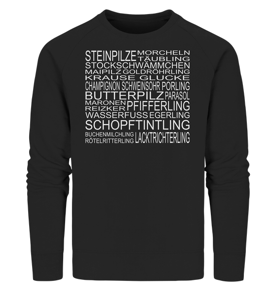 Black Collection - Pilzsorten - Organic Sweatshirt