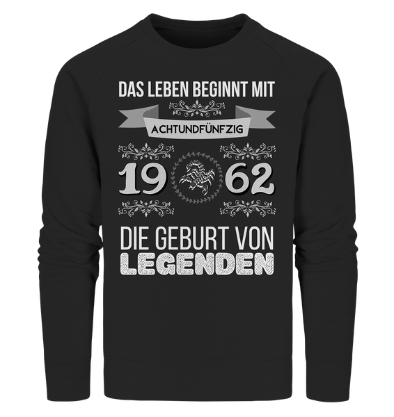 Black Collection - 1962 - Geburt von Legenden - Skorpion _ w - Organic Sweatshirt