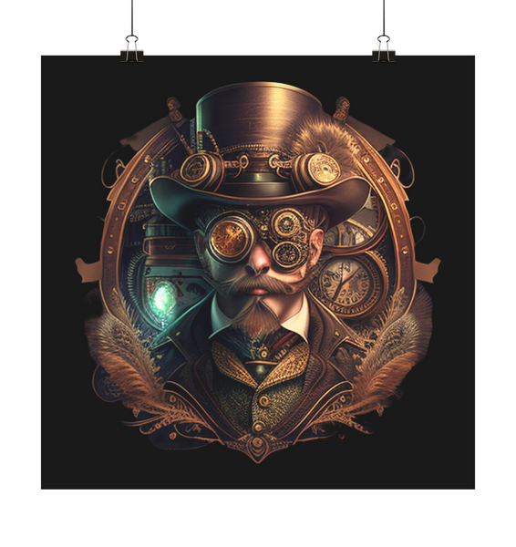 Steampunk Man 1 - Poster 20x20