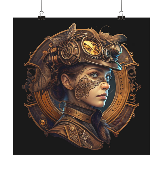 Steampunk Girl 017 - Poster 20x20